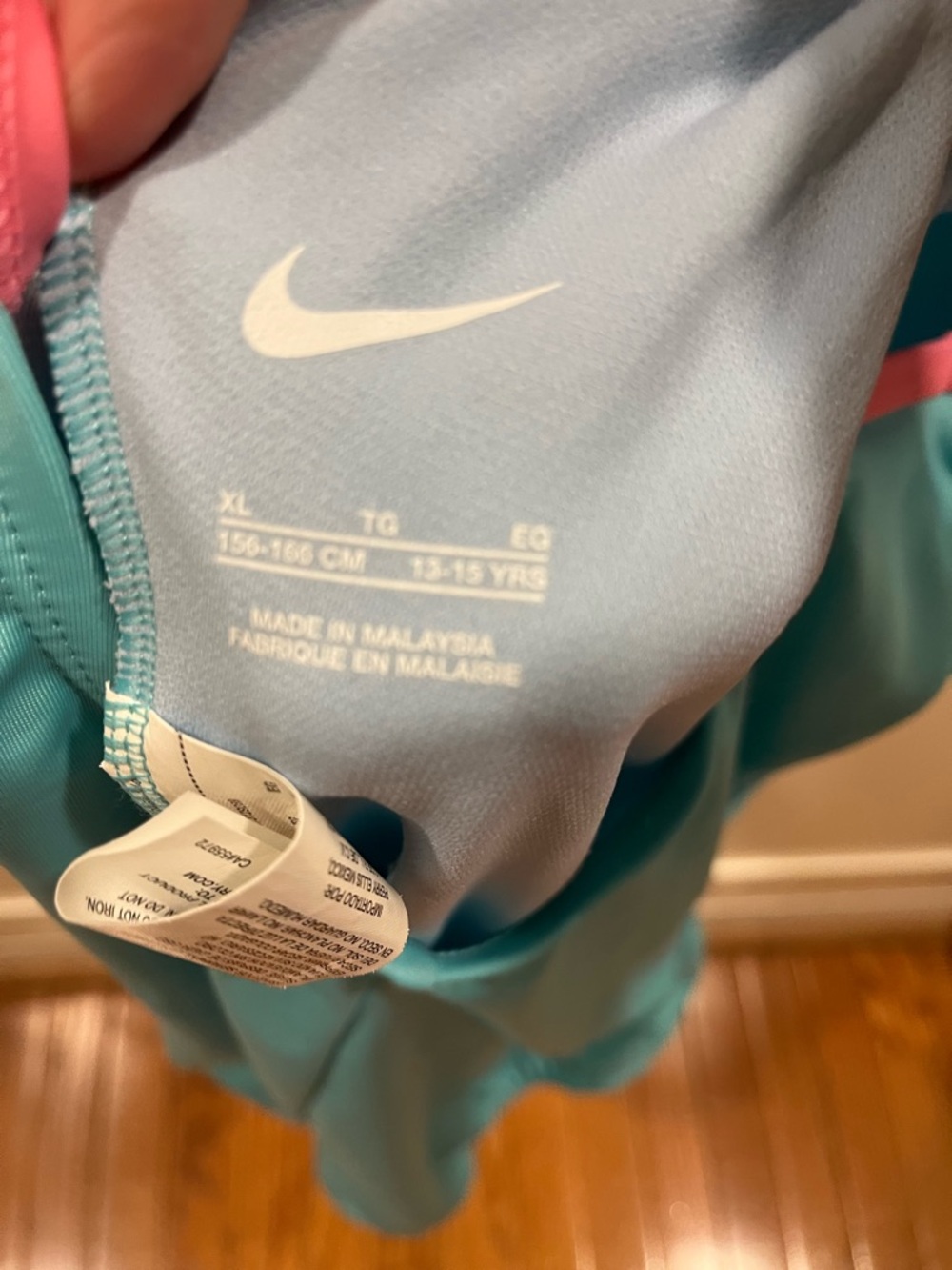 Nike girls razorback swim XL in teal and pink, NWT - Picture 10 of 13